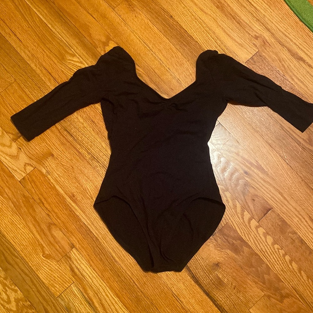 Natalie Dancewear Black Leotard